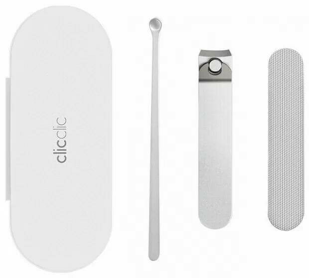 Набор для маникюра Xiaomi Clicclic 3 in 1 Nail Clippers Set CTT001CN серебристый