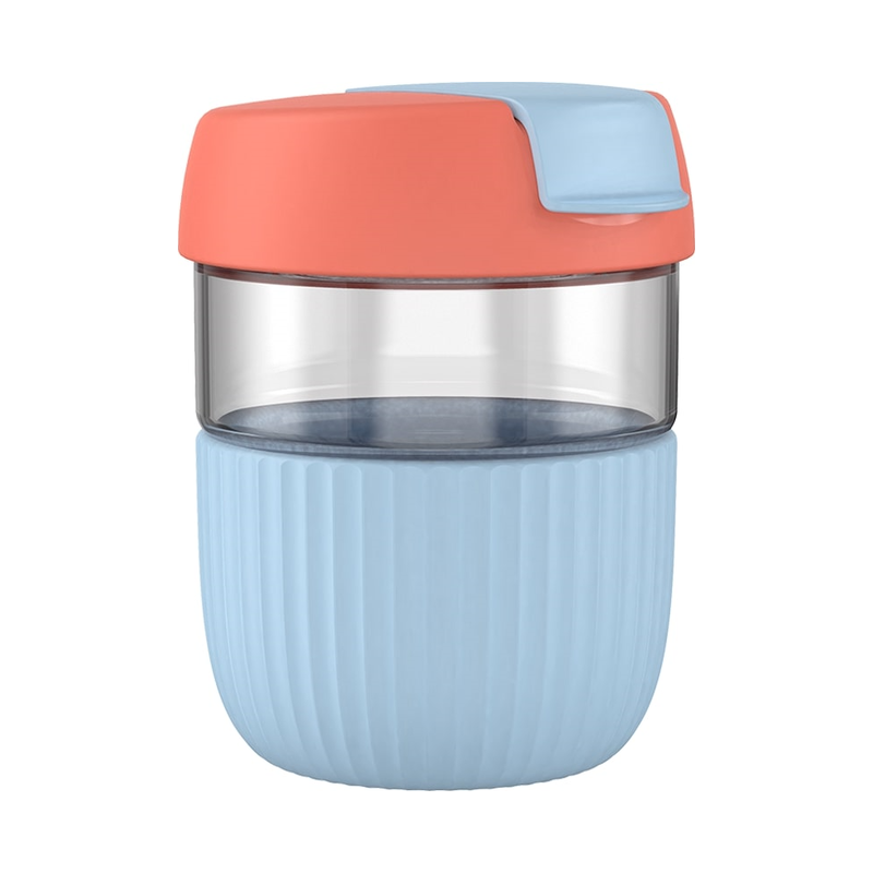 фото Стакан-непроливайка Kiss Kiss Fish Rainbow Cup Grapefruit