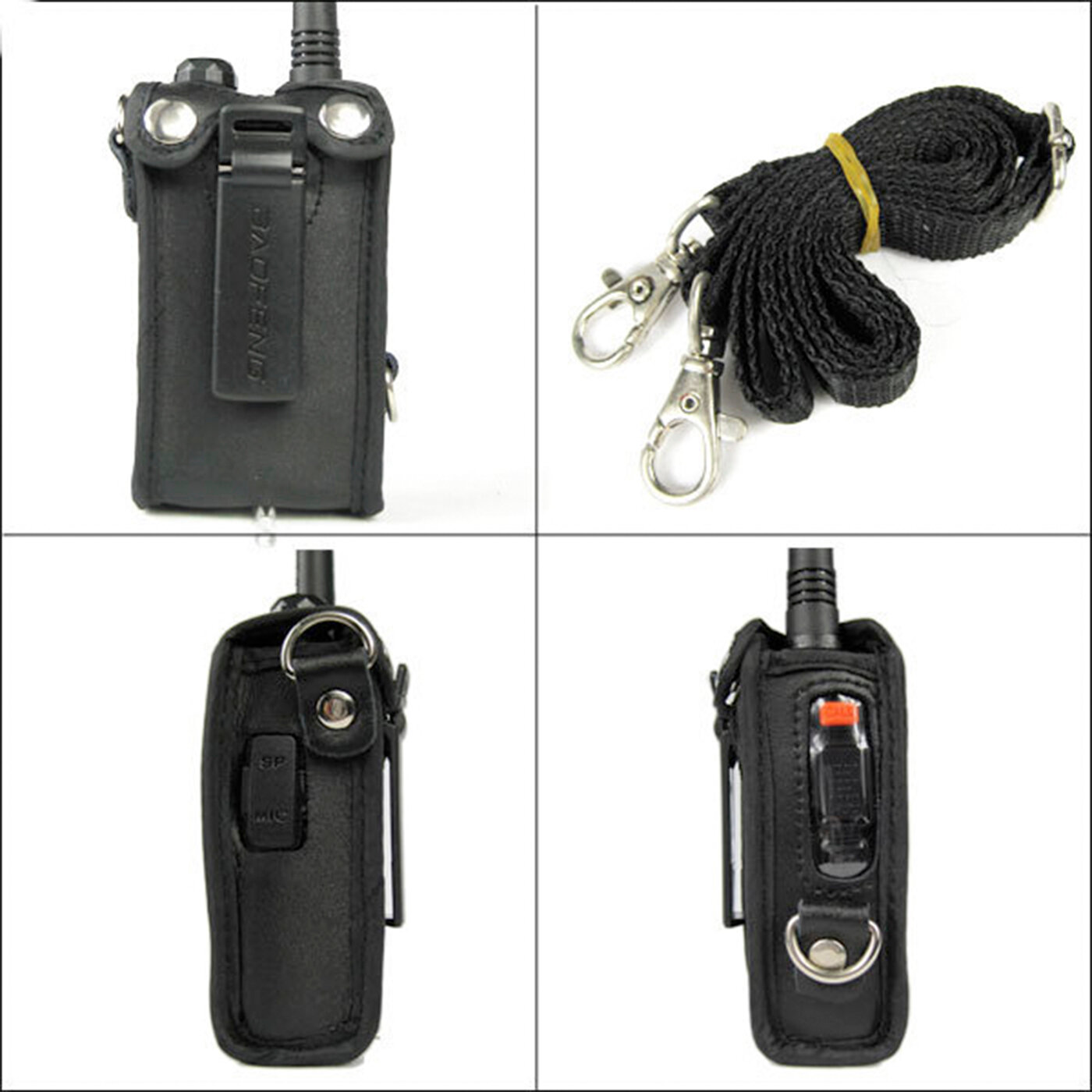 Чехол-сумка для рации Baofeng UV-5R кожа — фото 5
