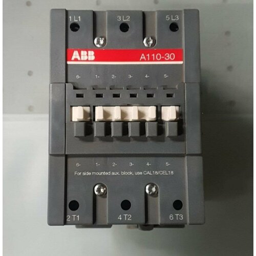 Контактор А110-30-00 (110А АС3) катушка управления 220В АС ABB abb a75 30 00 1sbl411001r8500 контактор катушка 380 415v 50 60hz