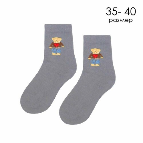 фото Носки , размер 23;24;25, серый goodsocks