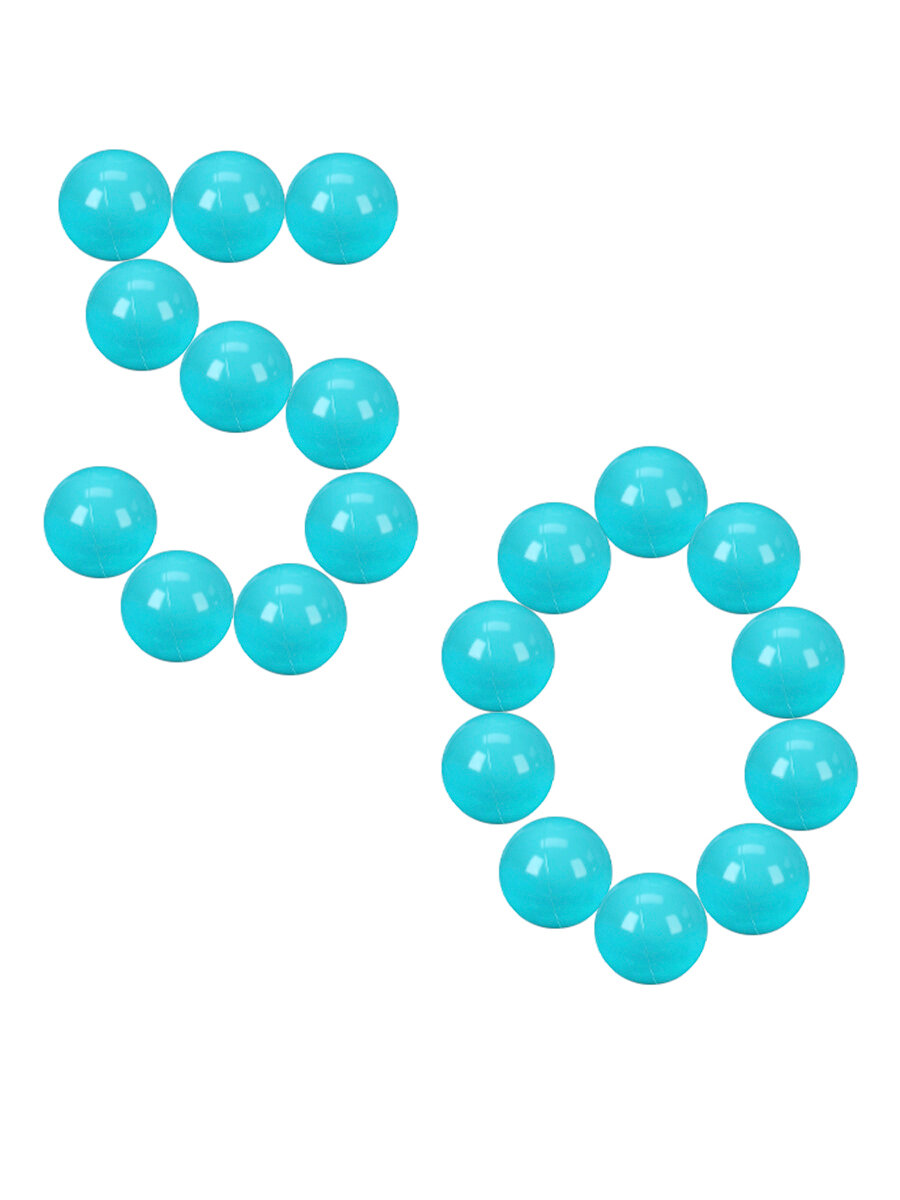Шарики пластиковые 50 шт. Цветные Ø85 мм Мята Арт. И-3630
