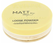 EVELINE Транспарентная матирующая пудра - BANANA серии MATT MY DAY LOOSE POWDER, 6г