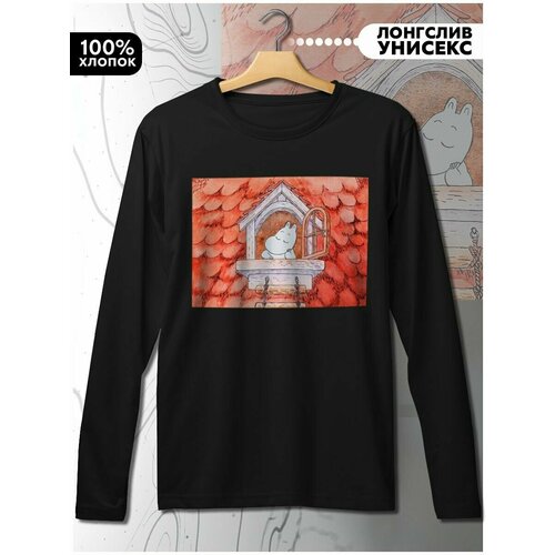 фото Лонгслив hypnotica, размер l, черный