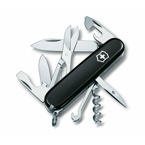 Нож перочинный Climber, черный, 9,1х2,6х1,8 см, Victorinox, 1.3703.3