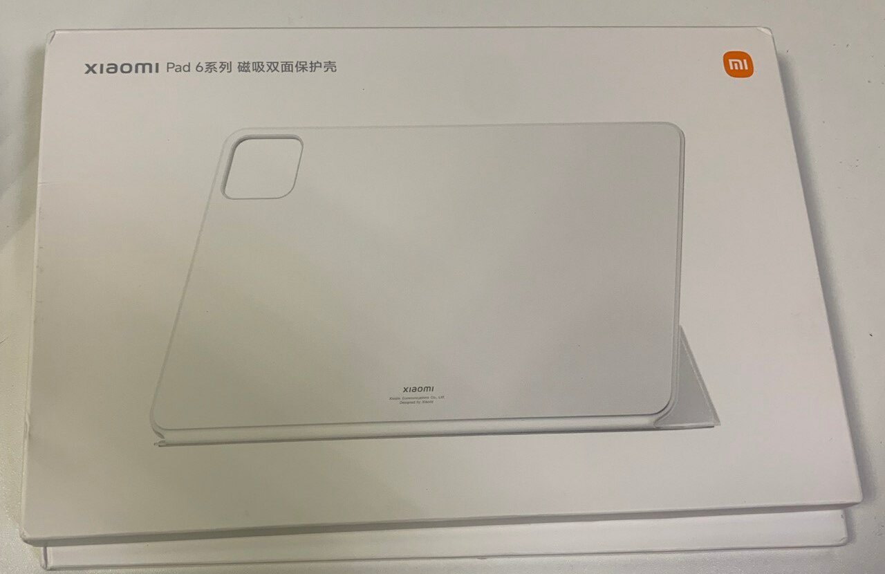 Чехол книжка магнитный для Xiaomi Mi Pad 6 / 6 Pro 11" с трансформацией в подставку, оригинальный -белый