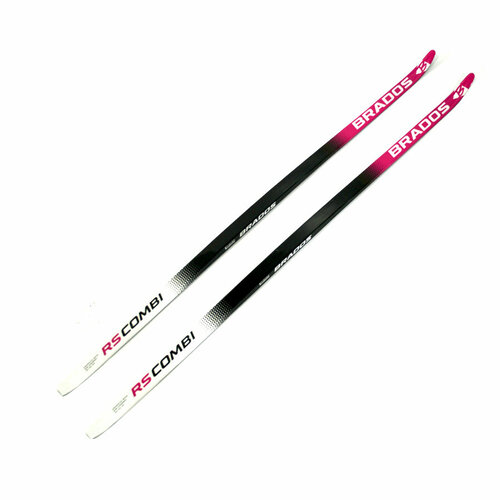 Лыжи STC Brados RS Combi JR Black/Pink (158) лыжи подростковые беговые пластиковые stc brados rs combi jr black pink 152 см