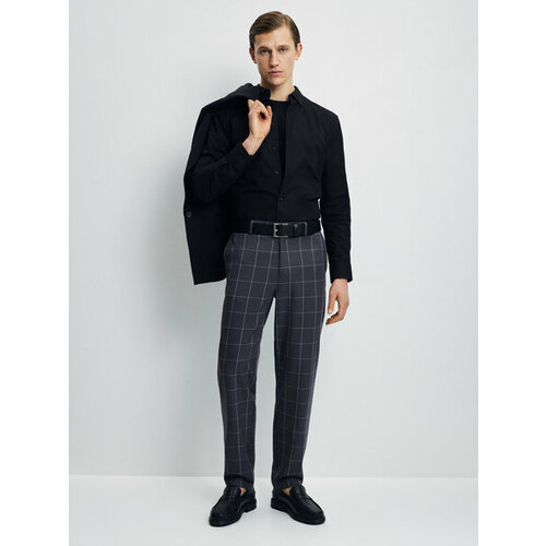 фото Брюки zarina, размер xl (ru 52)/182, серый