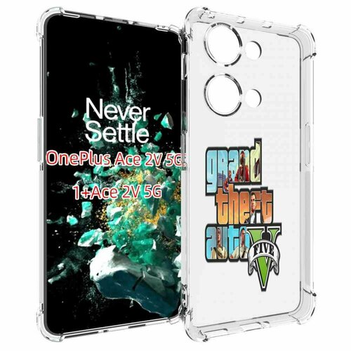 Чехол MyPads игра гта для OnePlus Ace 2V задняя-панель-накладка-бампер