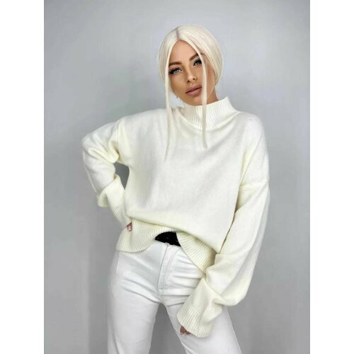 фото Свитер sansar, размер 42-48, белый