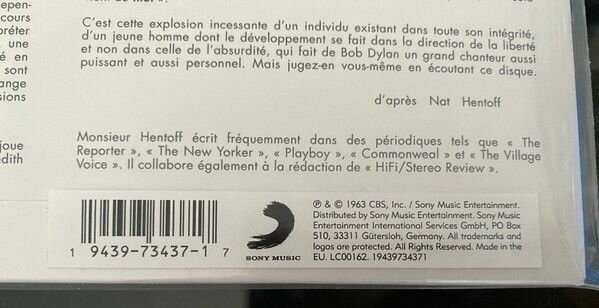 Bob Dylan – The Freewheelin' Bob Dylan (En Roue Libre.) (French Edition)