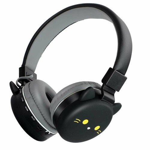 Беспроводные наушники котик черный 160000₽