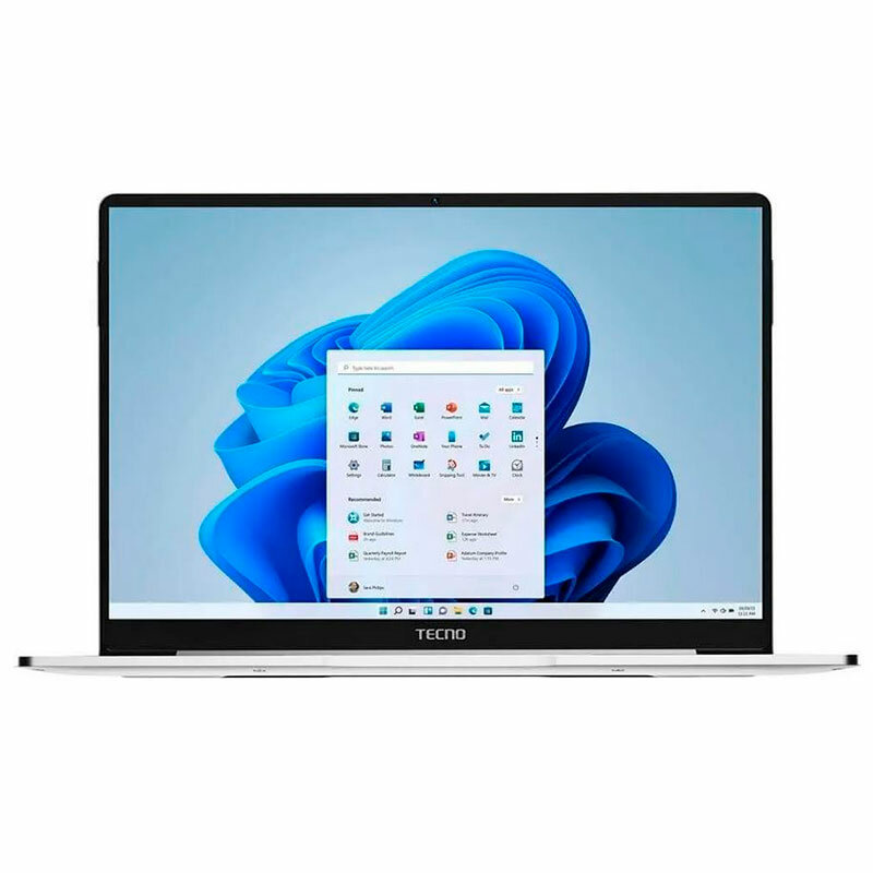 Ноутбук Tecno T1 16G + 512G Silver TCN-T1I5-12. W15. SL (Intel Core i5 12450H 2.5 Ghz/16384Mb/512Gb SSD/Intel UHD Graphics/Wi-Fi/Bluetooth/Cam/15.6/1920x1200/Windows 11)