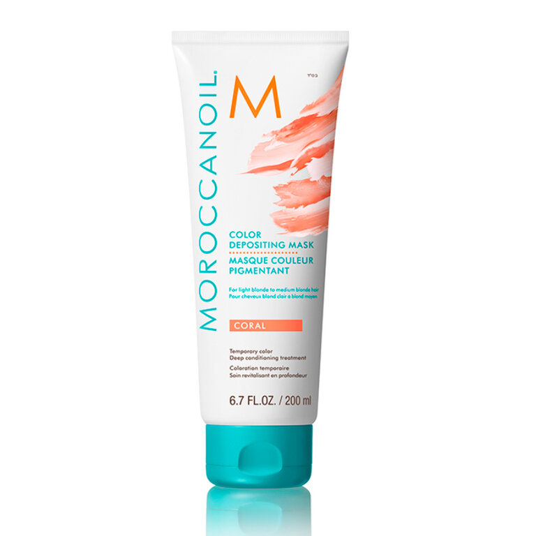 Маска тонирующая Coral 200 мл Moroccanoil Color Depositing Mask Coral 200 мл