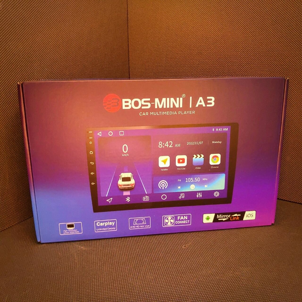 Автомагнитола Android BOS-MINI A3 2/32GB A3 9" дюймов с кулером