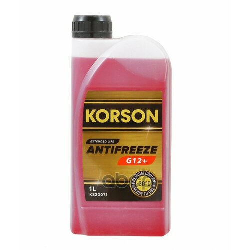 Антифриз Korson G12+ (-36) Красный 1Л. Korson арт. KS20071