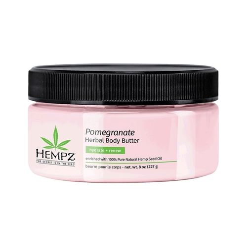 HEMPZ Крем для тела питательный Гранат Pomegranate Herbal Body Butter 227 г hempz питательный крем для телa triple moisture fresh citrus herbal body butter 227 г hempz тройное увлажнение