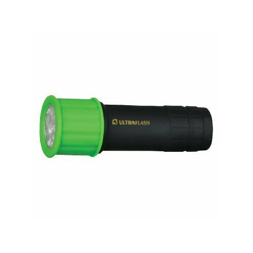 фото Светодиодный фонарь (ultraflash led15001-c светодиодный фонарь зеленый/черный)
