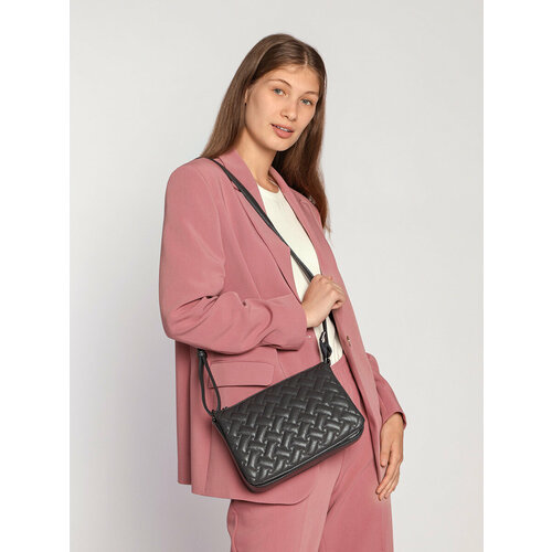 фото Сумка кросс-боди gilda tohetti 23.2-7807041, фактура зернистая, серый