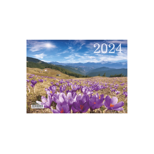 Календарь квартальный Lamark на 3-х спиралях 3-х блочный 2024 Путешествие в горах 62064 260₽