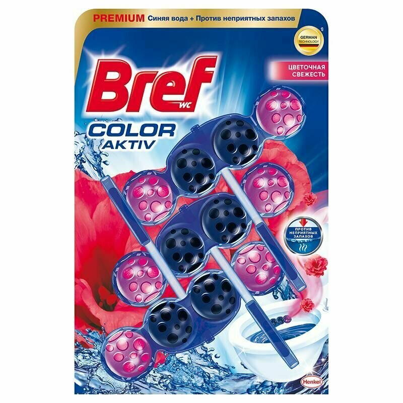 Блок для унитаза BREF Колор-Актив Цветоч