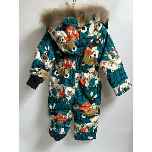 фото Комбинезон dadita размер 80/48, бирюзовый