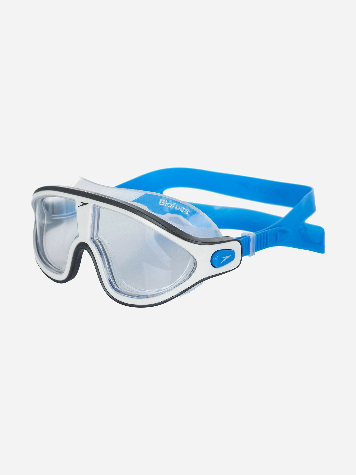 Очки-маска для плавания Speedo Biofuse Rift, прозрачно-голубой
