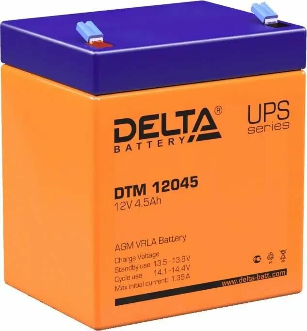 Аккумуляторная батарея для ИБП Delta DTM 12045 12В, 4.5Ач
