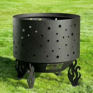 Костровая чаша "Звезды", диаметр 50 см / Чаша для костра FIRE-HOUSE