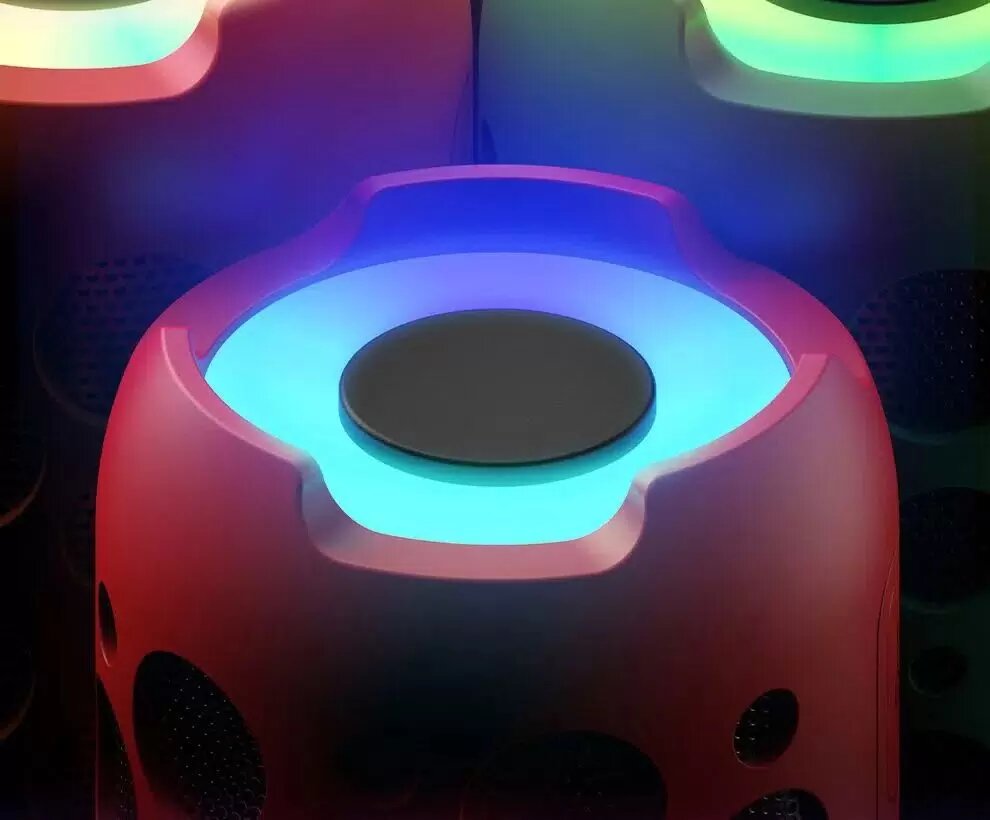 Портативная колонка Kingstar с RGB-подсветкой и наушниками — фото 3