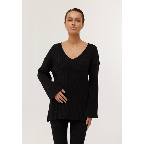 Джемпер WOOLOOK, размер M/L, черный