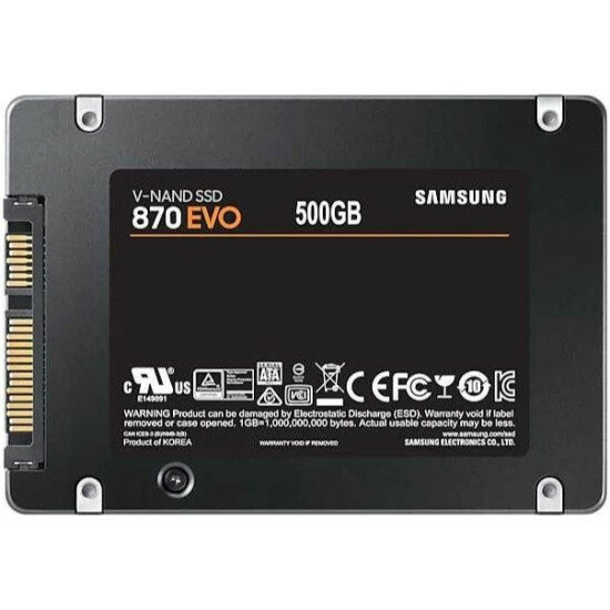 Внутренний SSD Samsung 500 ГБ 870 Evo ( MZ-77E500BW )