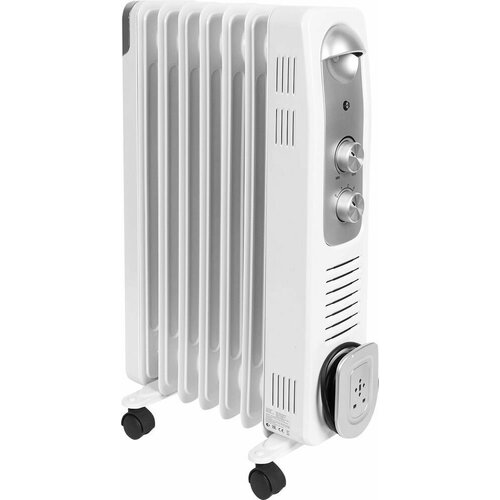 EQUATION радиатор масляный 1500Вт 7 секций EQUATION обогреватель масляный с механическим термостатом 1500Вт 7 секций 617300₽