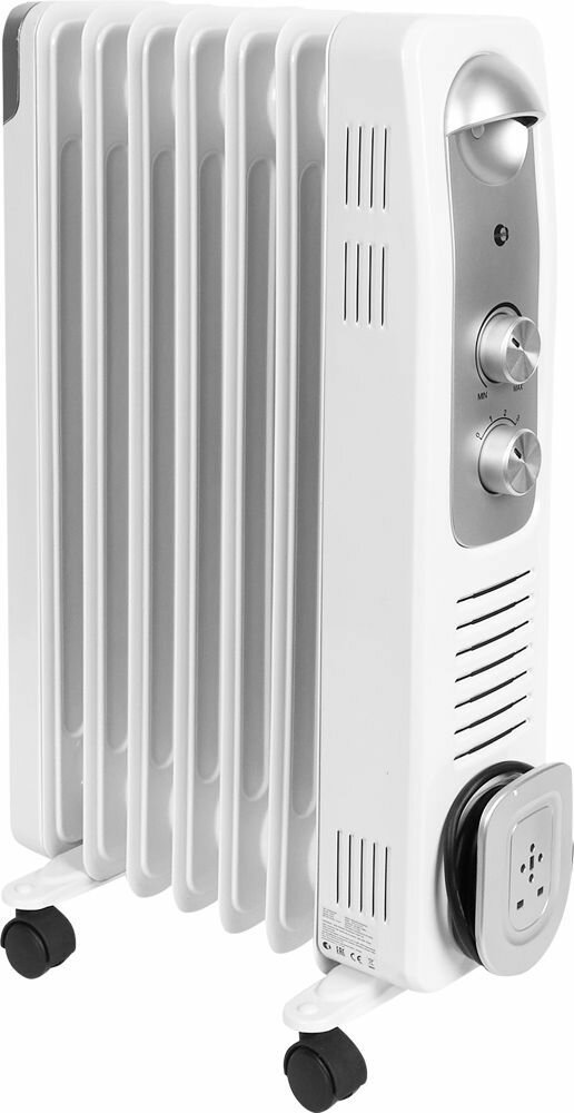 фото EQUATION радиатор масляный 1500Вт 7 секций / EQUATION обогреватель масляный с механическим термостатом 1500Вт 7 секций