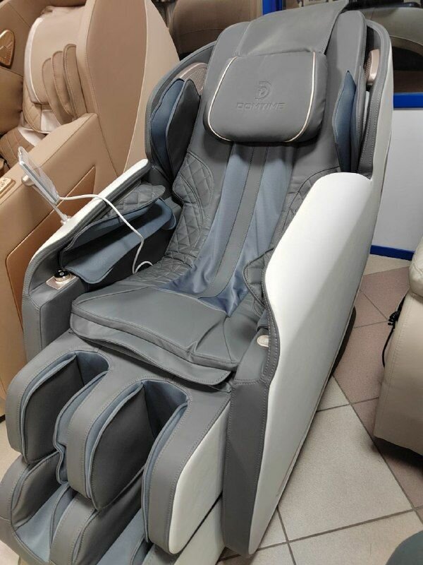 Электрическое Массажное кресло SL каретка 6201 серый