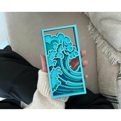 Многослойная 3D раскраска Стихии: Вода