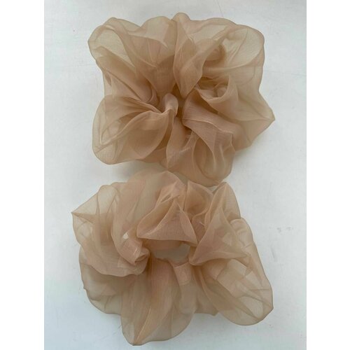 Бант-резинка из органзы 2 шт