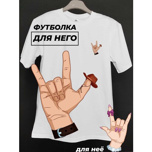 Футболка размер XL (52), белый