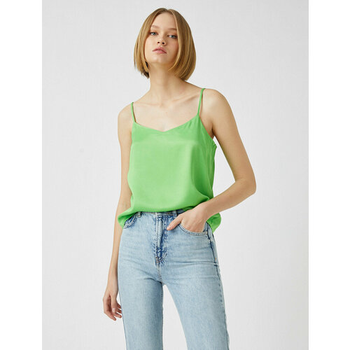 фото Топ koton, размер 40, зеленый