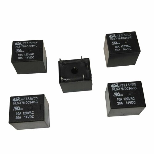 899b 1c f c e1 24v relay 5 pin brand new 899b 1c f c e1 24vdc Электромагнитное реле HLS-T78-DC24V-C - 5 штук