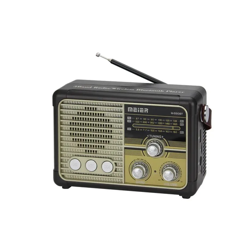 Радиоприемник в ретро стиле Meier M-550BT USB TF Bluetooth 130000₽