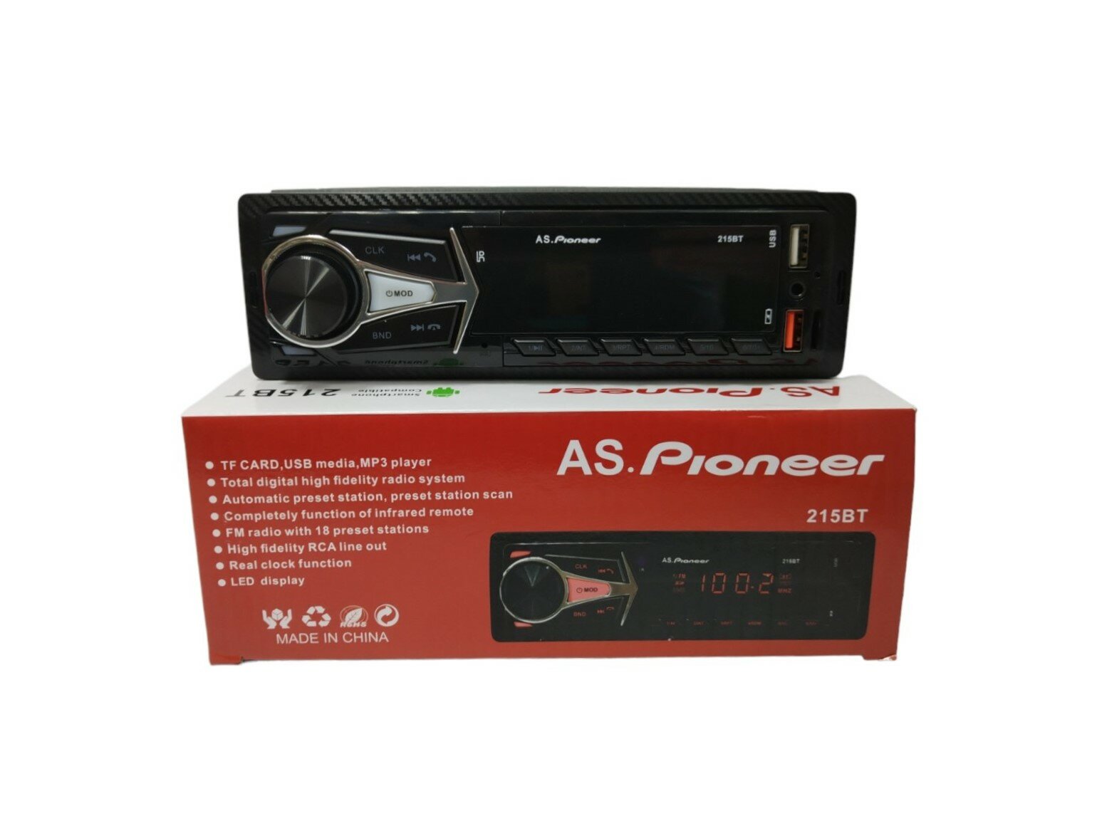 Автомагнитола Pioneer AS215 Вт