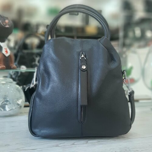 фото Сумка bagira, фактура зернистая, черный