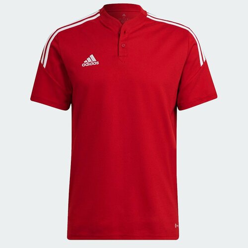 Поло adidas, размер 2XL, красный