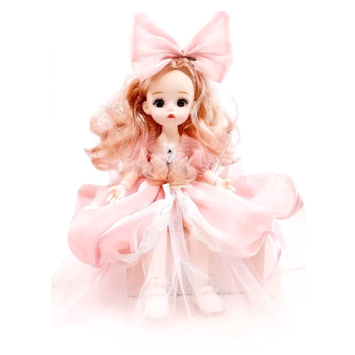 Куколка в розовом платье