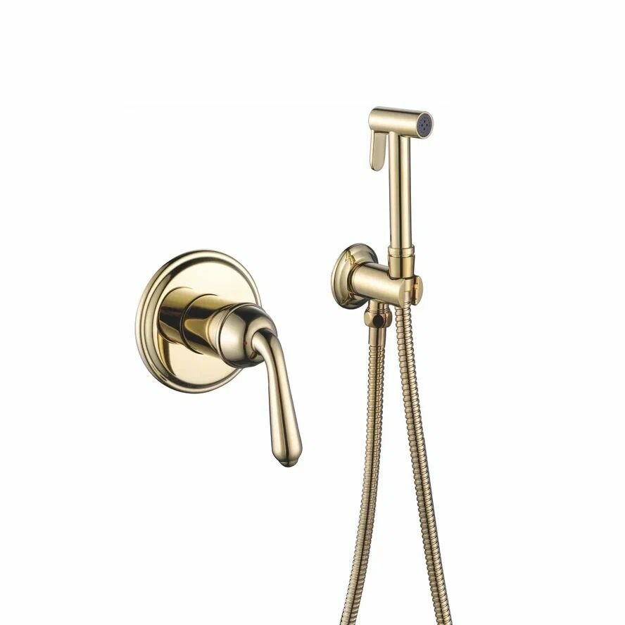 Встроенный гигиенический душ Rose R0205E золотой