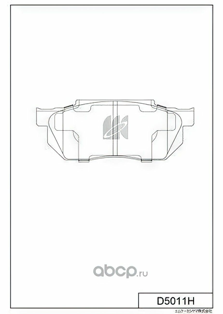 Тормозные колодки дисковые передние Honda Civic 1.3-1.6