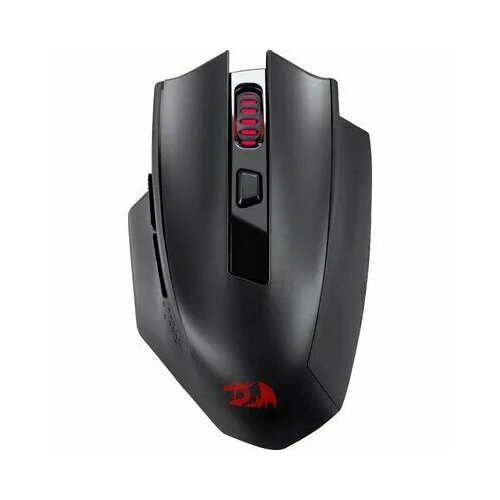 мышь redragon sniper pro m801p rgb Redragon Беспроводная игровая мышь Woki 26000 DPI, черная, б. п, легкая [71523]