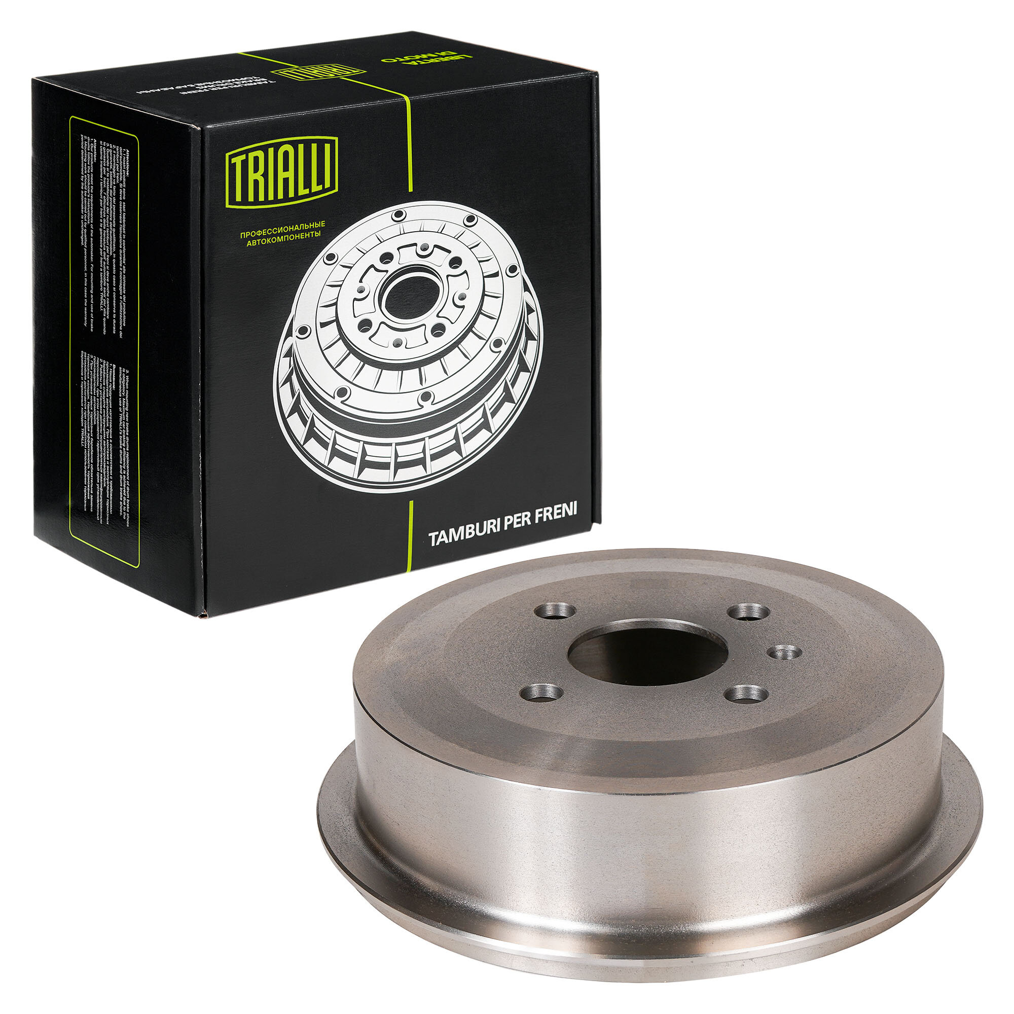 фото Барабан тормозной для автомобилей Daewoo Nexia (94-)/Chevrolet Lanos (97-) TF 051231 TRIALLI
