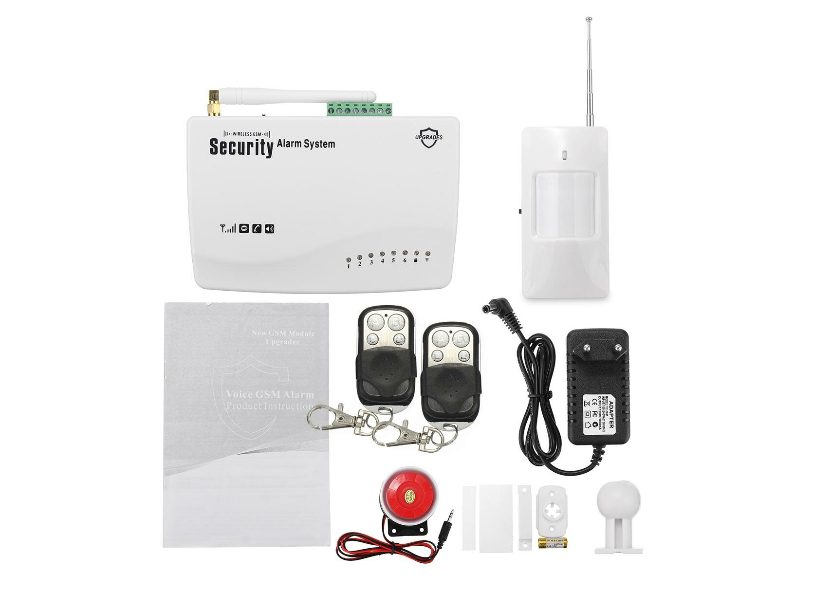 Беспроводная GSM сигнализация Стражник Стандарт-GSM (Q24824STR) - сигнализация для дома с gsm охранная сигнализация для дома